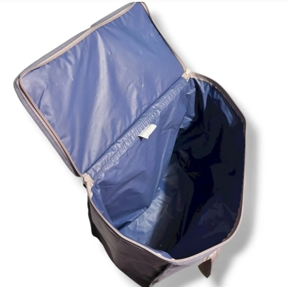 KEEP COOL x COSTCO Large Blue Grey Rectangular Zip Top Insulated Cooler Bag